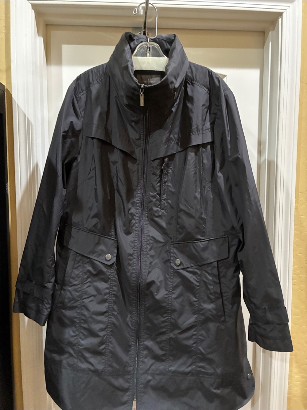 Cole Haan Black Women's Lightweight Raincoat